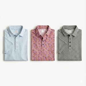 J. Crew 3-Pack Performance Classic Fit Polos L